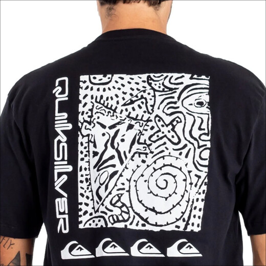 Remera Quiksilver Harmony Spyral - Negro Remera Quiksilver Harmony Spyral - Negro
