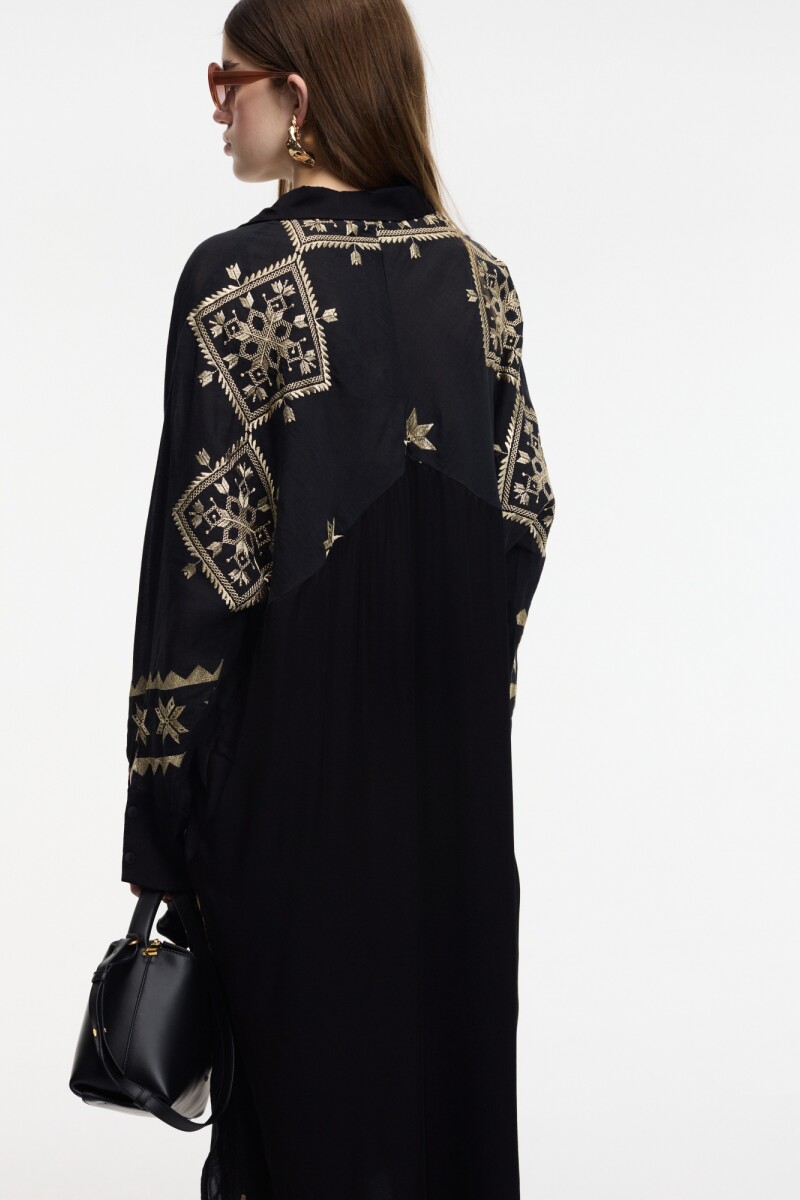 VESTIDO CAMISERO Negro