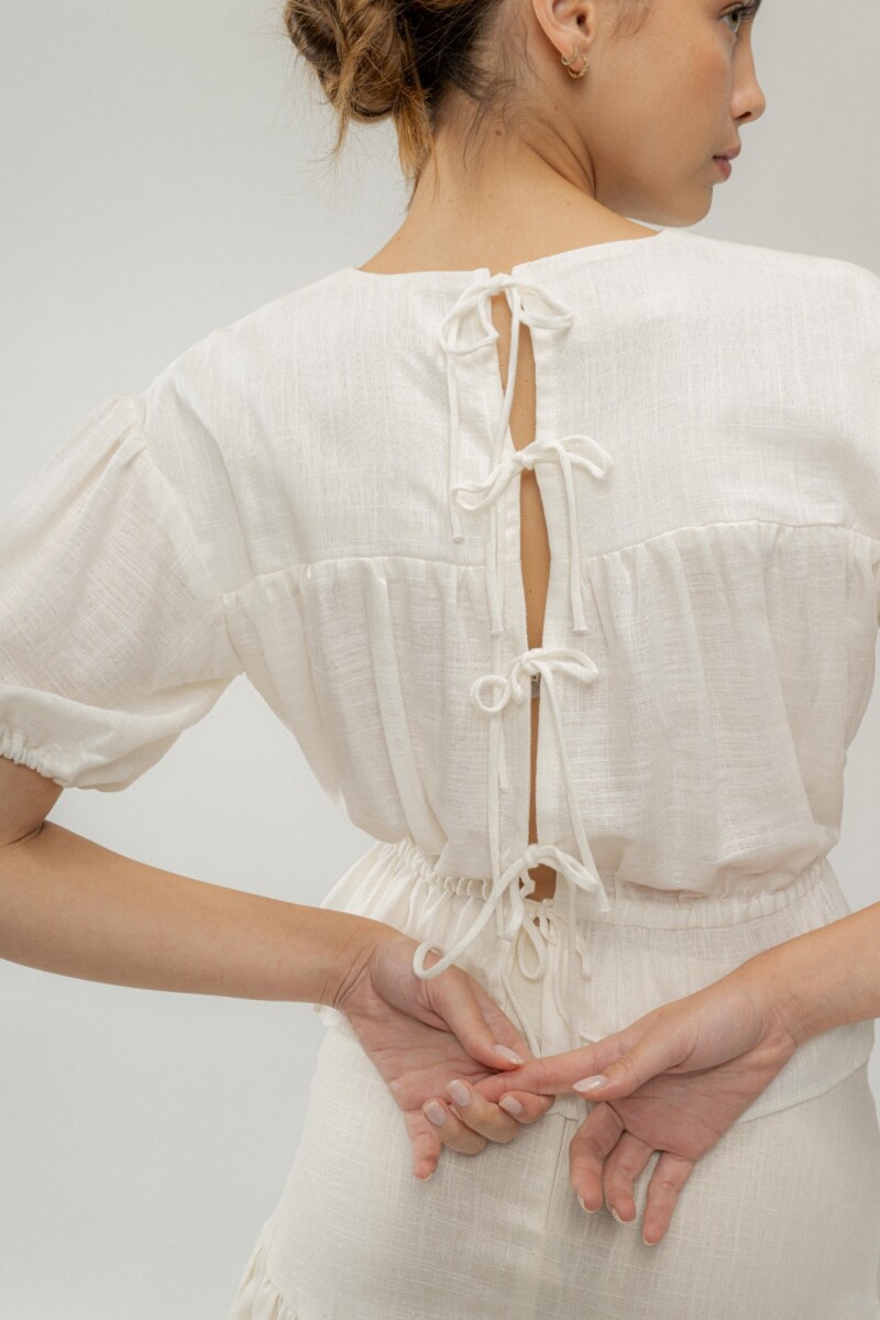 BLUSA OCTOPUS Manteca