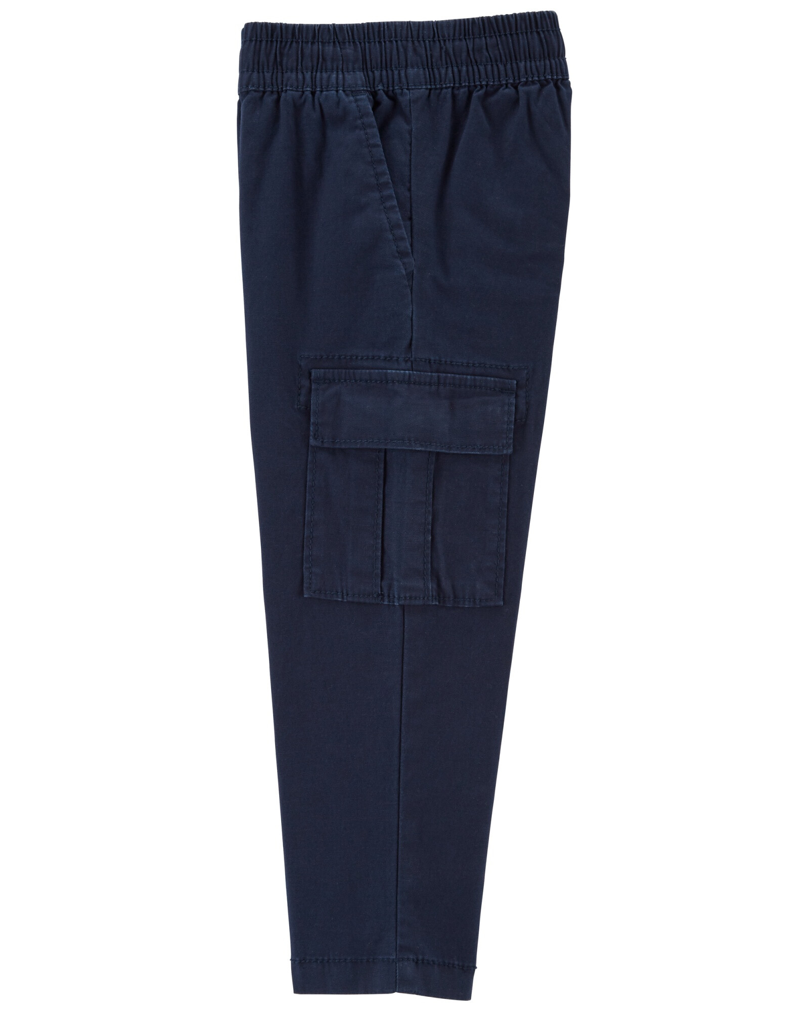 Pantalón cargo de lona, azul Sin color