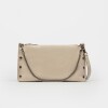 Cartera al Hombro Moss En Cuero Liso Satinado Natural