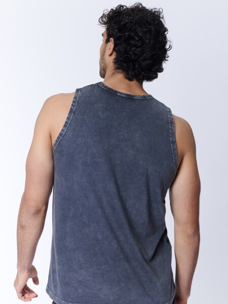 Musculosa Básica Gris Oscuro