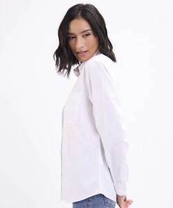 Camisa oxford Lia blanco