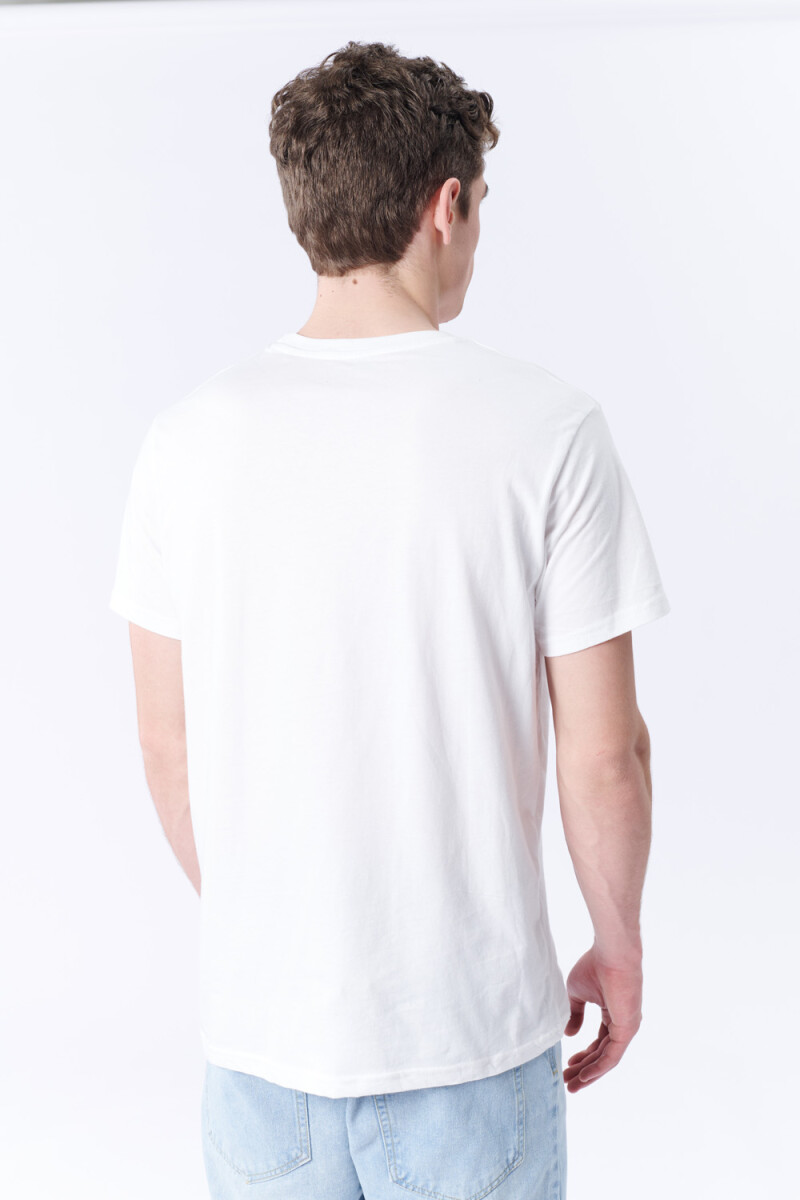 Remera estampa Blanca