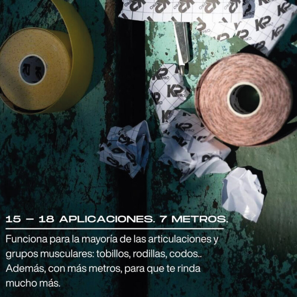 TAPEK CINTA KINESIOLOGICA AZUL 5X7 única