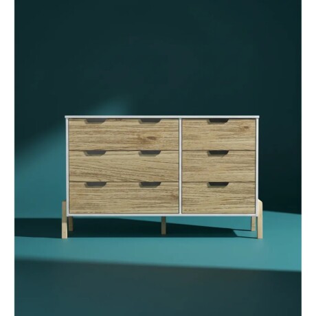 Cómoda Lumax 6 cajones de madera Cómoda Lumax 6 cajones de madera