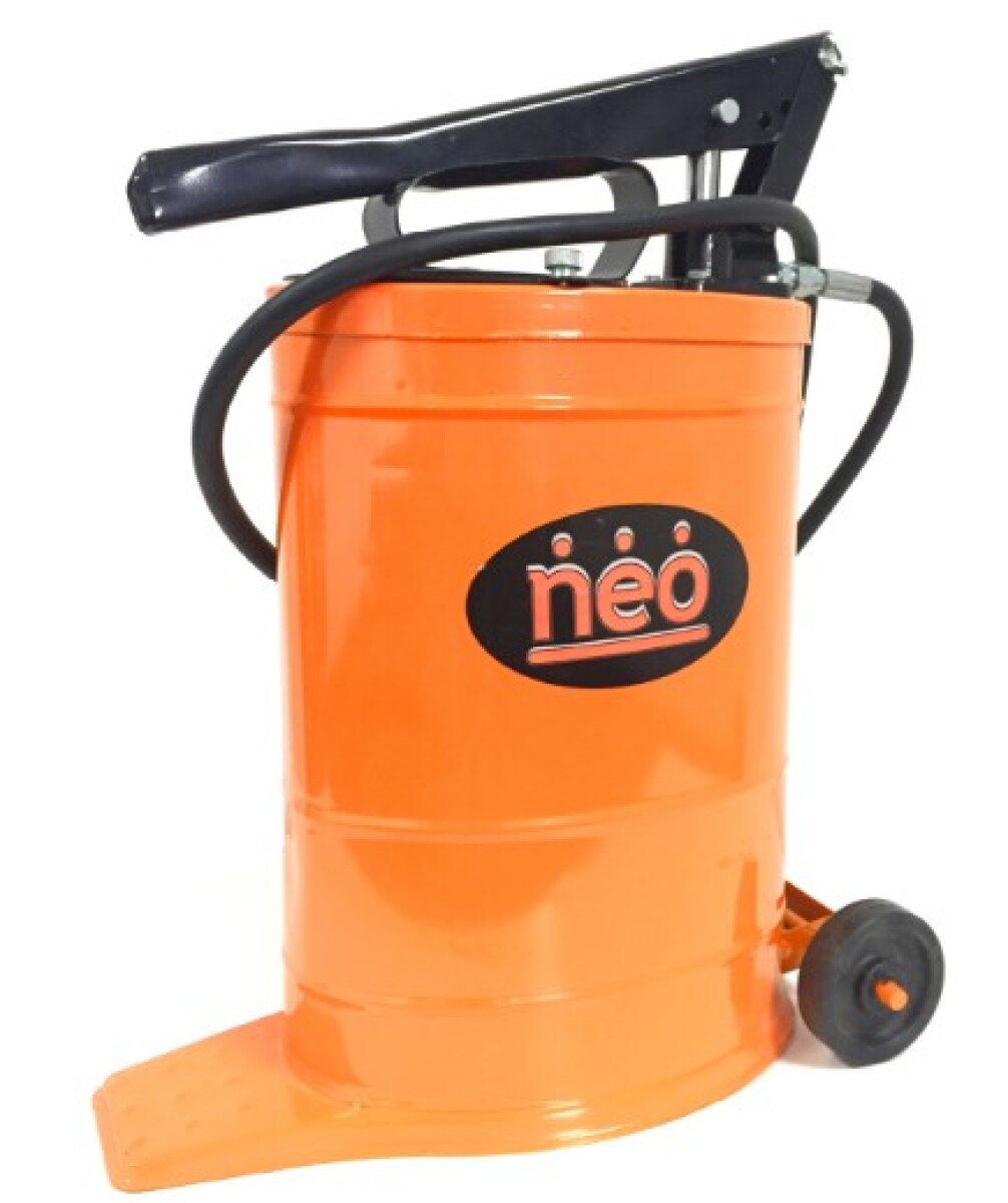 BOMBA DE ENGRASE - PATO MANUAL 20KG - NARANJA 