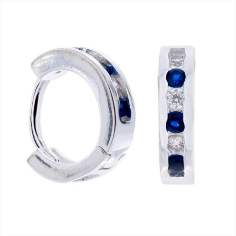 Par De Aros De Plata 925 Con Circonias