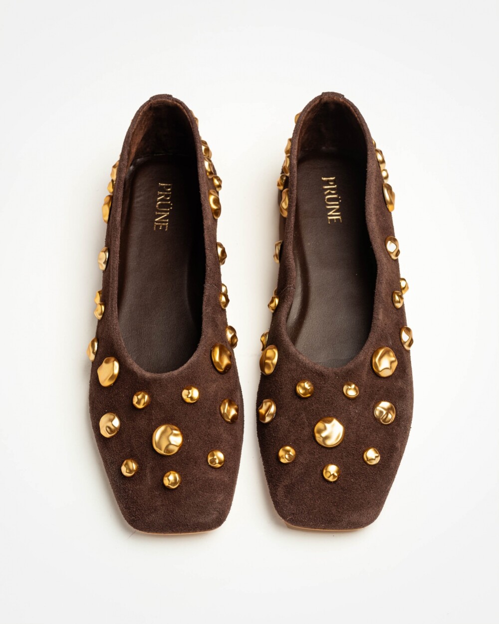 Mocasín Louise en cuero gamuza Chocolate