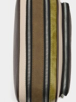 Bolso Bandolera Patchwork marron