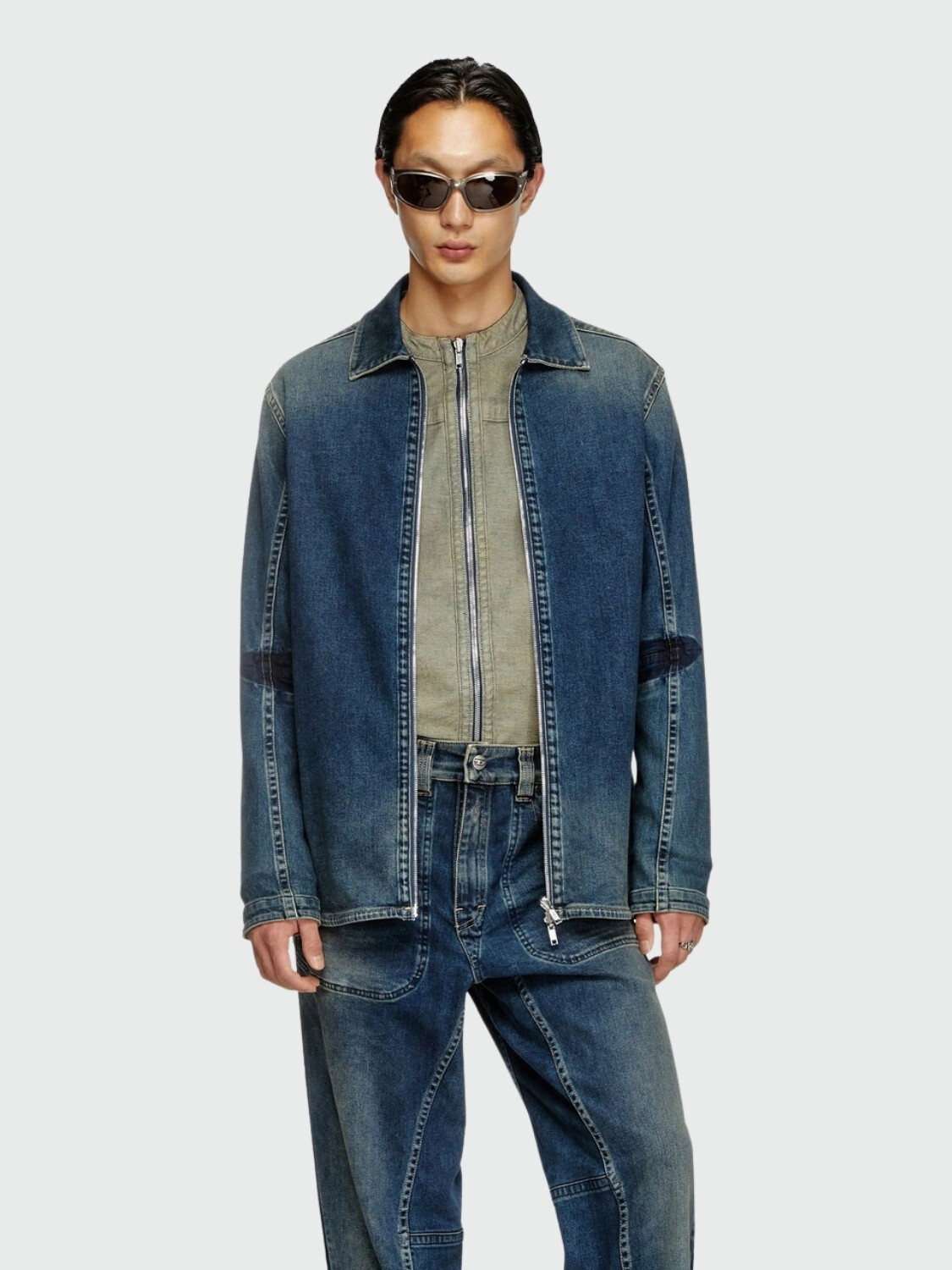 DIESEL - Campera D-Simply-RE Blanco