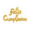 Globos Feliz Cumpleaños Dorados