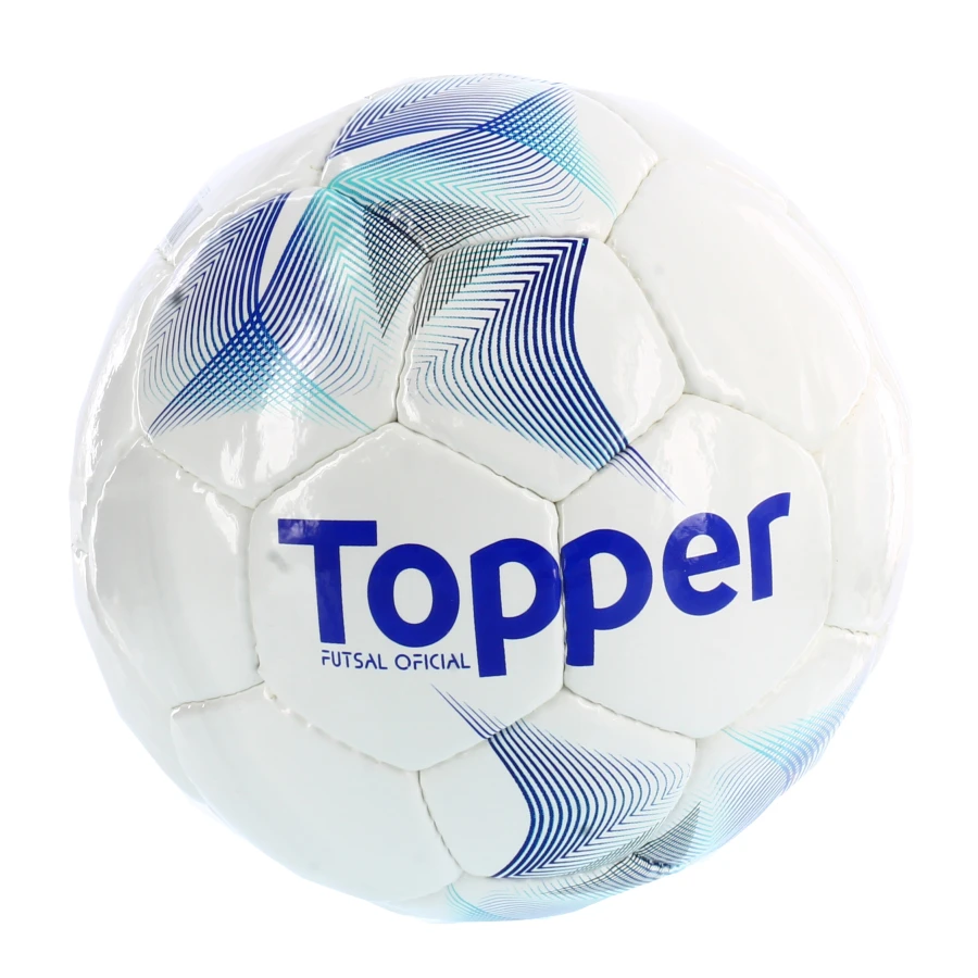 Pelota Topper Street VII Futsal Blanco - Azul