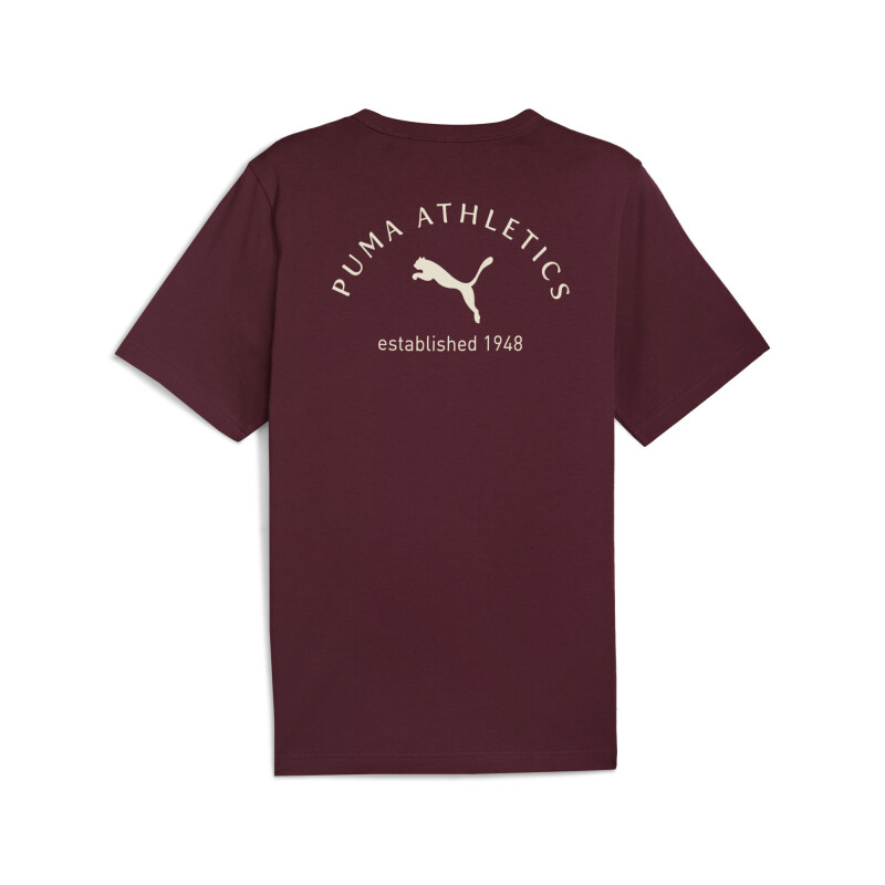 Remera Puma Graphic Tee de Hombre - 688219 96 Bordo