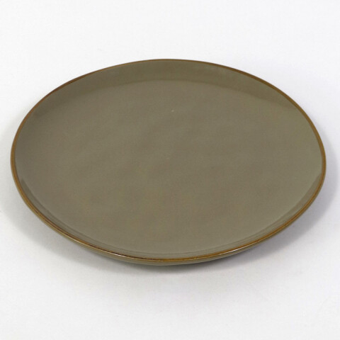PLATO P/POSTRE BEIGE OSC 20.5CM Unica