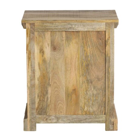 MESA DE LUZ MADERA-DE-MANGO MARRON 1C/1P JUN