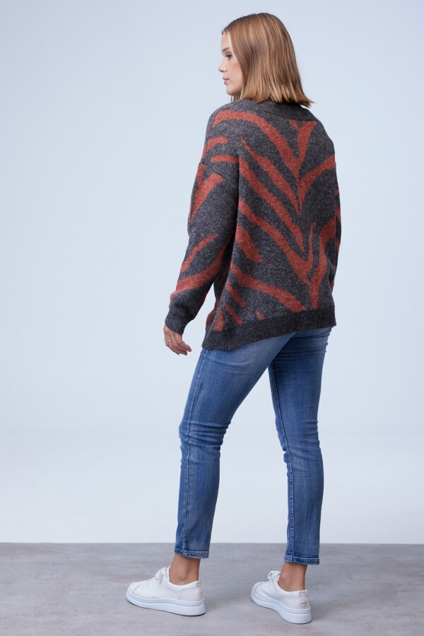 Buzo Print Oversize MULTI/GRIS