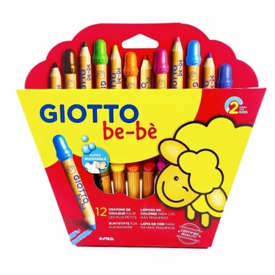 Lápices de colores Giotto Be-bé x12 Lápices de colores Giotto Be-bé x12