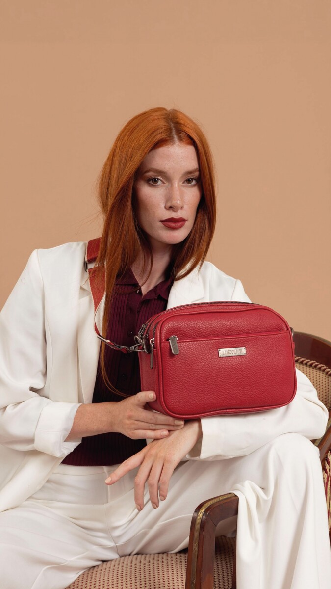 BANDOLERA MORRAL FRESIA - ROJO 