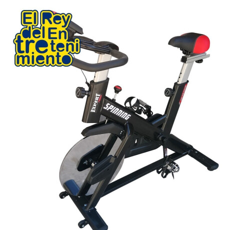 Bicicleta Spinning Expert Fitness Tempest 13Kg Profesional Regulable Pulsómetro Negro