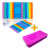 Kit Juego Dados Pop It + Cartuchera Escuela Infantil Color Variante Violeta