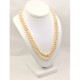 Collar Perlas De Cultivo Dos Vueltas, Broche De Oro 18 K, Brillantes Y Perlas Collar Perlas De Cultivo Dos Vueltas, Broche De Oro 18 K, Brillantes Y Perlas