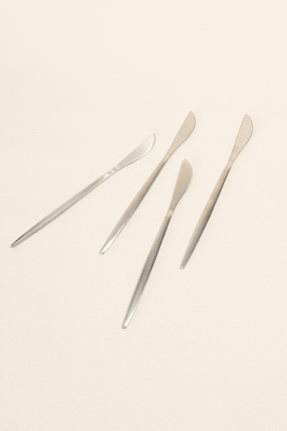 Cuchillo Fiordo, Set 4 Un. Plateado Color Unico