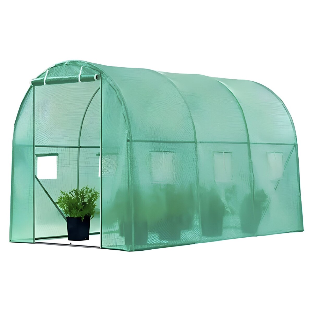 Invernadero Portátil De 3x2 Ecodrop Fácil Armado Filtro Uv - Verde 
