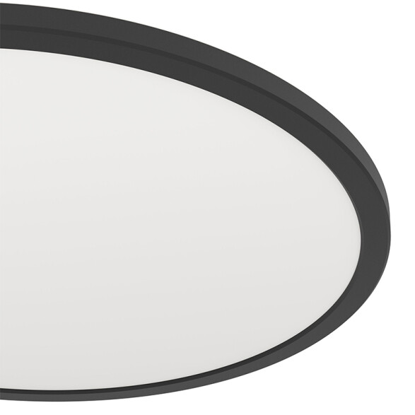 Plafón negro IP44 LED 16,8W 3 tonos Ø50cm ROVITO EG3616