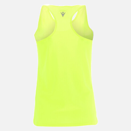 MUSCULOSA DE RUNNING MACRON - MODELO DOLLY AMARILLO NEON