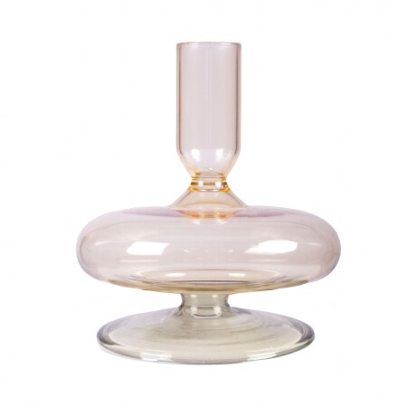 CANDELABRO SMALL VIDRIO ONDAS