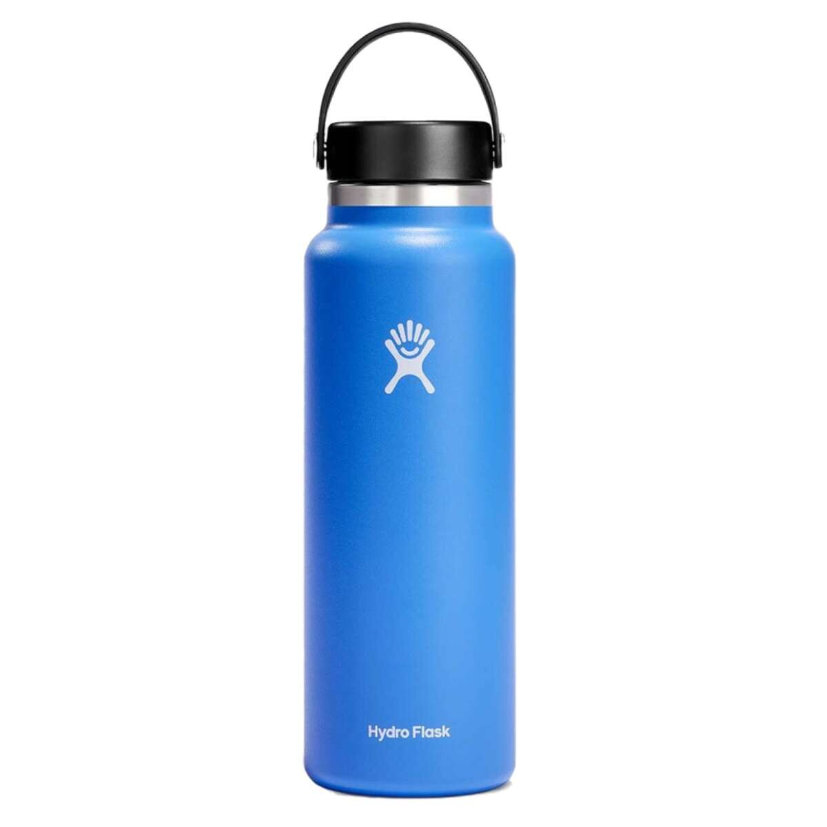 Botella Hydro Flask 40 Oz Wide Flex Cap Cascade - Celeste 
