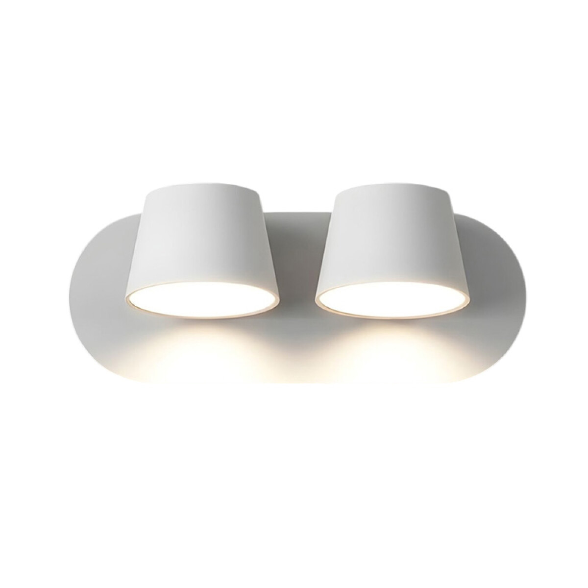 Luminaria de Pared doble Groa Blanca 