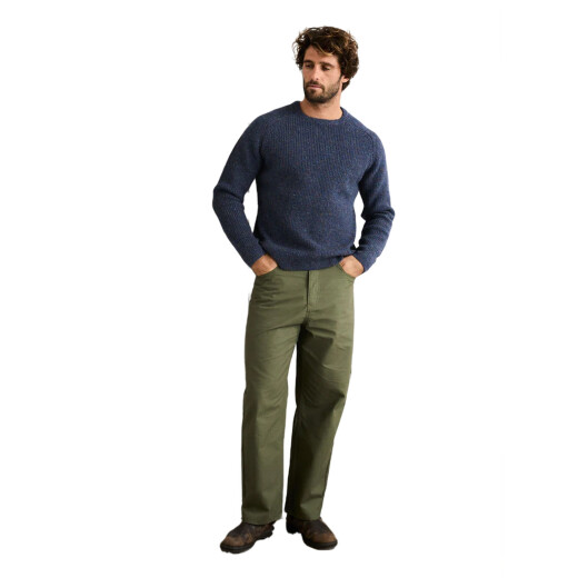 Buzo Rhythm Scramble Crew Knit - Azul Buzo Rhythm Scramble Crew Knit - Azul