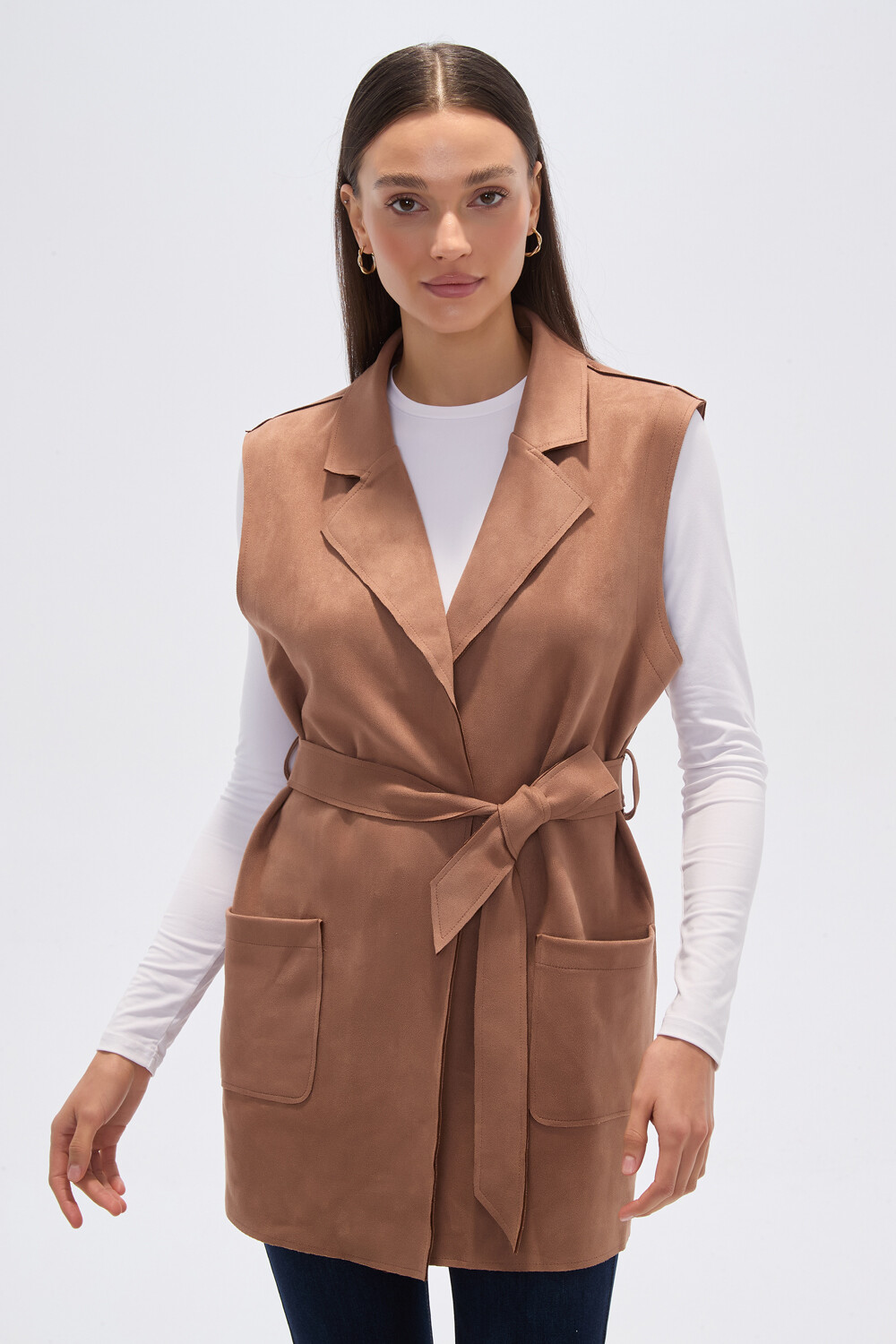 Chaleco Vinisia Tostado