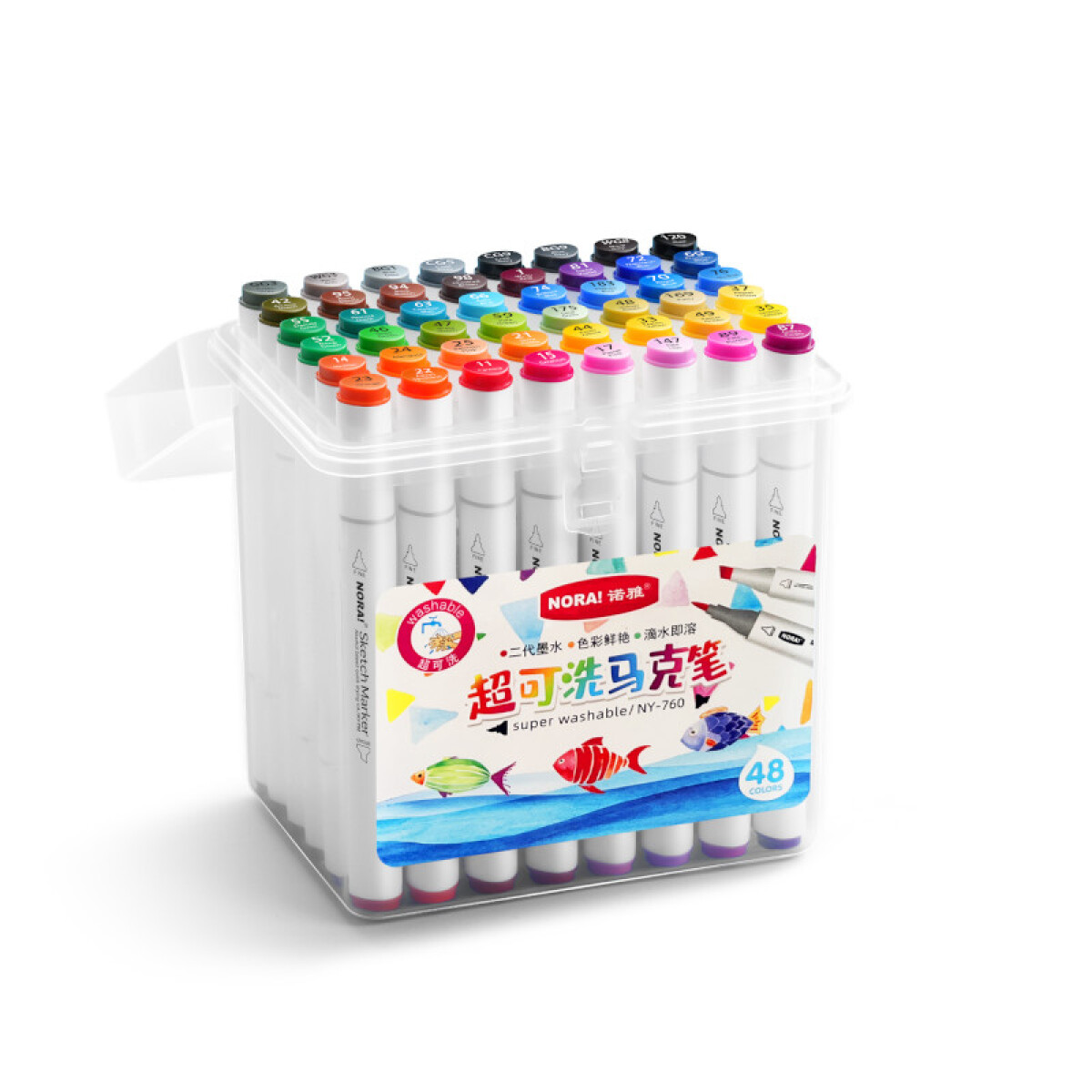 Marcador Sketch - Wash Doble Punta - 48 colores 