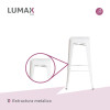 Taburete Tolix Hogar Pub Muebles Blanco