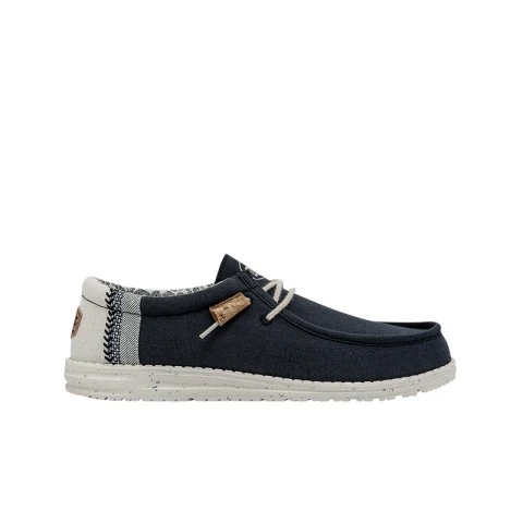 Zapatos Hey Dude Wally Linen Azul