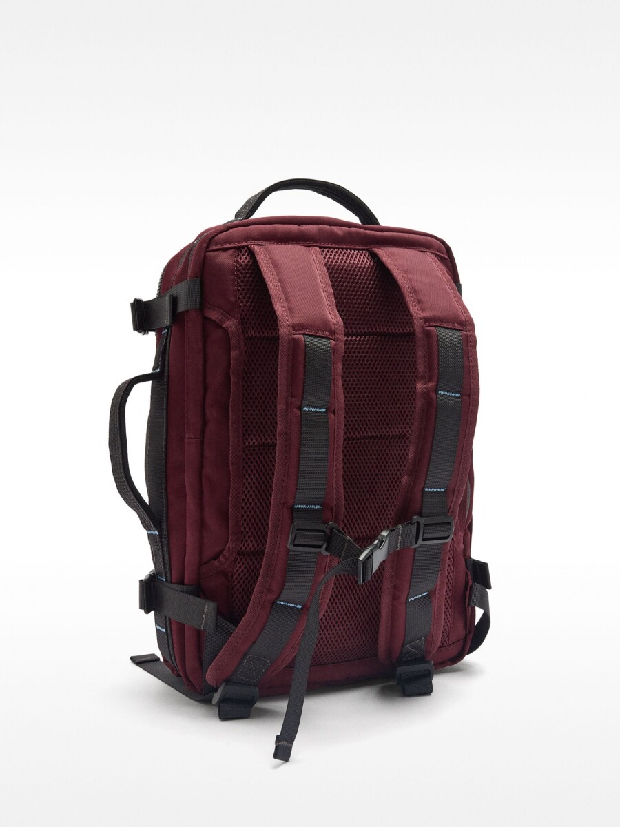 Mochila De Cabina De Nylon burdeos