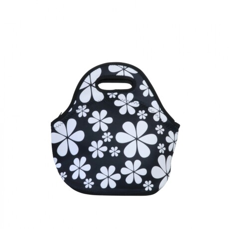 Lunchera Neopreno brio White flowers