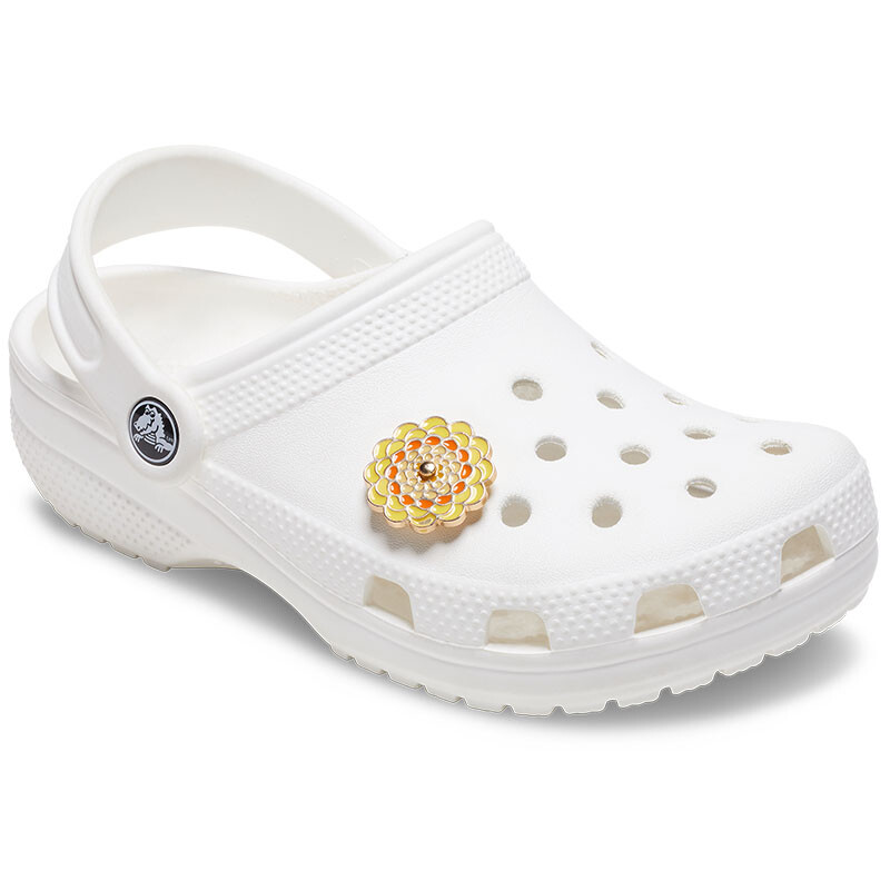 Jibbitz™ Charm Yellow Spinner Flower Multicolor