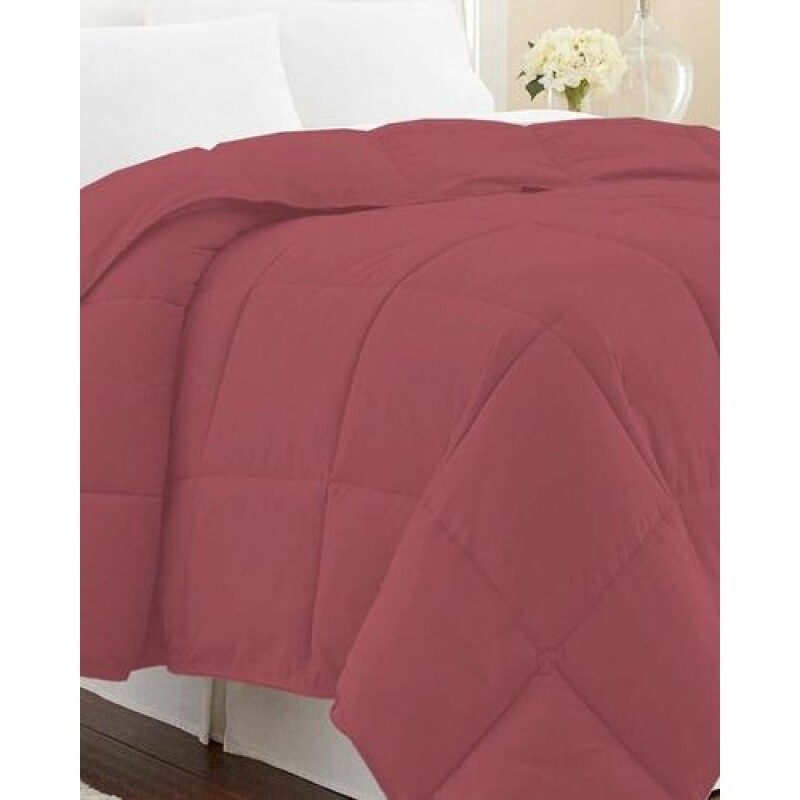 Acolchado De Plumas Home Class 2 Plazas En Microfibra Liso