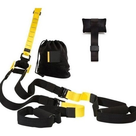 TRX Kit de entrenamiento bandido, juego de bandas de resistencia para  entrenamiento en casa con bandas de resistencia de entrenamiento de fuerza  y