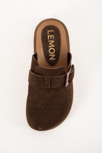 Zueco Gamuza Chocolate