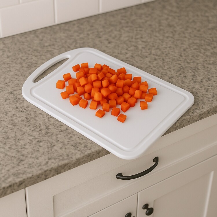 TABLA DE COCINA PARA PICAR 24 CM BLANCO