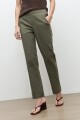 Pantalon recto verde oliva