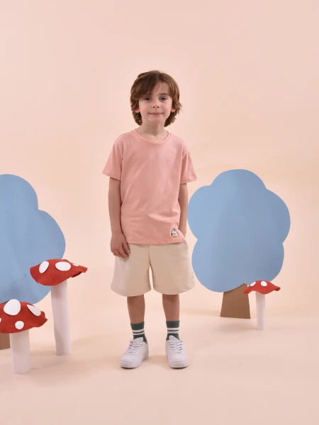 REMERA FELIPE BOY CORAL