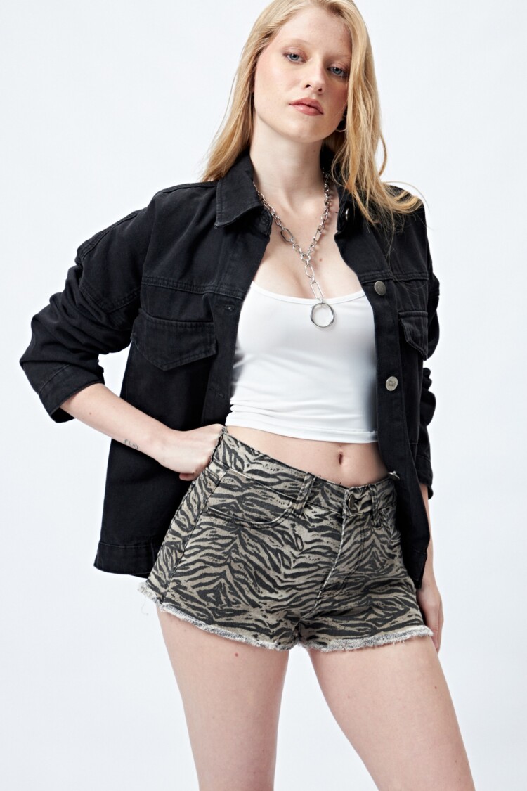 SHORT NOLA Animal Print