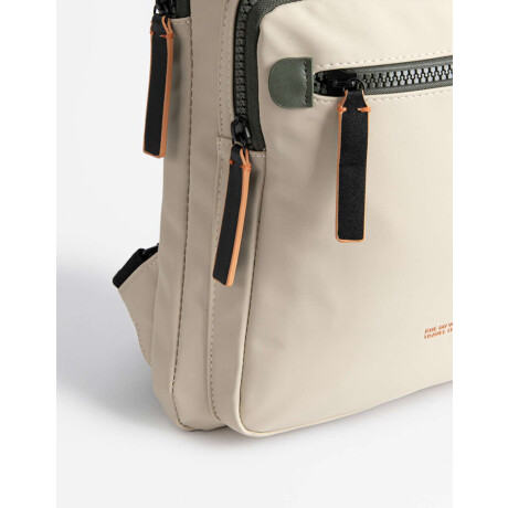 Portanotebook Mochila Blanco Crudo