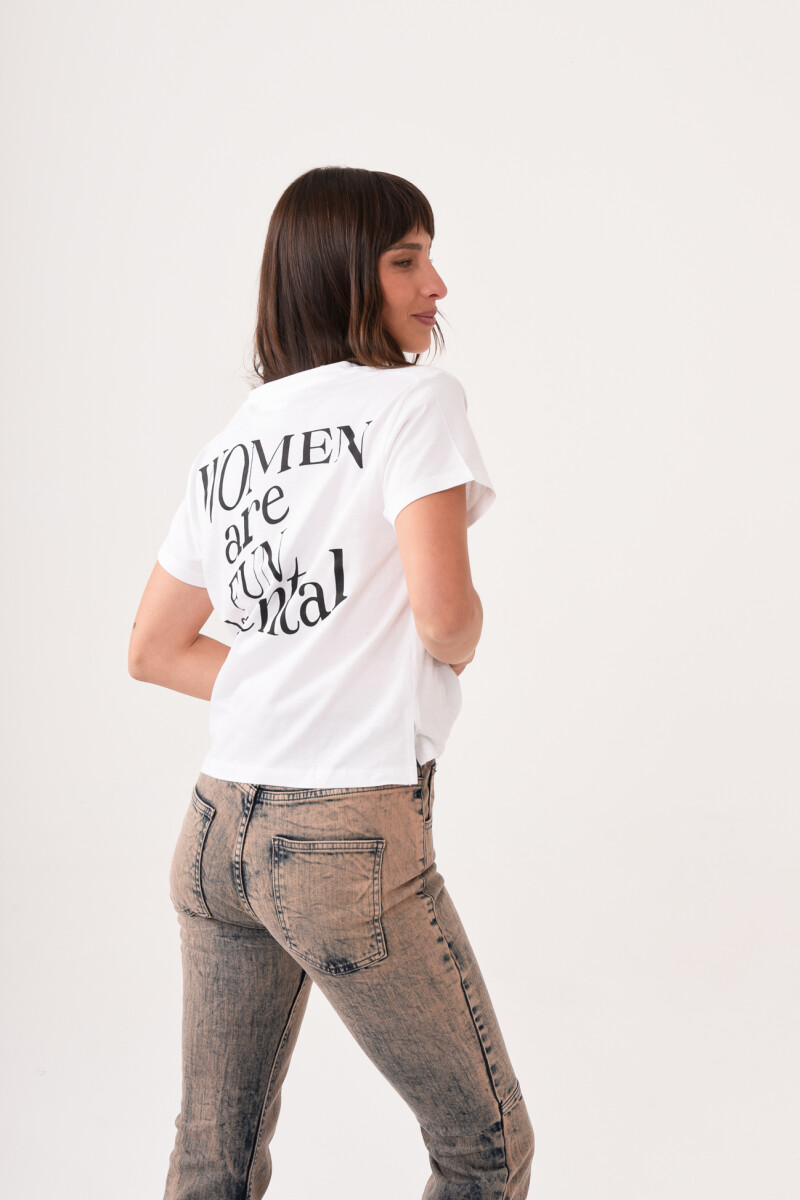 Remeras Tutan BLANCO